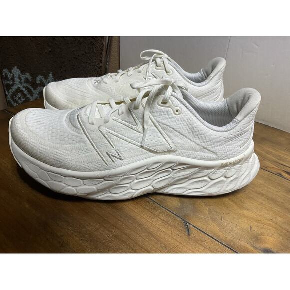 New Balance Fresh Foam X V4 12.5 2E Wide Beige Ivory Men Running MMORWS4-2E - Picture 3 of 11